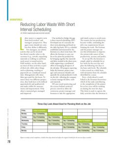 Reduce labor article cover